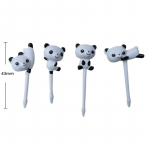 8 tk/komplekt Armas multikas Panda puuviljakahvel Lastele suupiste magustoidu valikud Tookpick