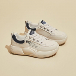 Naiste paksud platvormiga tossud, vabaaja libisemisvastased PU-nahast k&auml;imisjalatsid Mugavad jooksutossud naistele n&ouml;&ouml;riga kerged tennised 35 punane