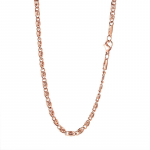 3,5 mm roostevabast terasest 4d ketiga kaelakee roosa kuldne naiste moeaksessuaarid ehted