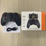 T12 universaalse juhtkangiga m&auml;ngupuldi m&auml;ng nutitelefoni USB / Bluetoothi ​​juhtmevaba kontroller Package:17.5x6.5x13.5cm