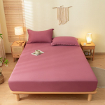 Pehme ja sile &uuml;hev&auml;rviline lihvitud puuvillane voodilina &uuml;he- ja kaheinimesevooditele, pakkudes mugavust ja kaitset tolmu eest. Pillowcase【48*74*2】