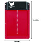 Kanali automaatne uks Valgustundlik automaatne kanamaja uks One Size punane