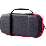 Kaitsev Eva Hard Shell &uuml;mbris, mis &uuml;hildub ASUS ROG Ally 7-tollise m&auml;nguri pihuarvutiga, p&otilde;rutuskindel, stiilne ja vastupidav 32*14*7.1cm punane/must