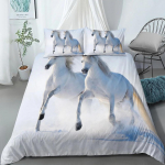 Jooksev hobune 3D voodipesukomplekt King Queen Double Full Twin Single suurus voodipesukomplekt 140x210cm 2pcs