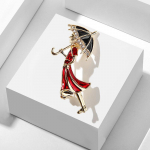 Elegantsed akr&uuml;&uuml;list retroprossid naiste disainerile vihmavarjuga 2.8x5cm