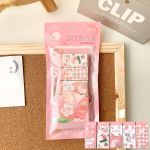 5tk/komplekt Armas kustutuskumm Kawaii koomiksiloom j&auml;nku virsikukumm Armas kirjatarvete t&ouml;&ouml;riist Pliiatsi kustutuskumm koolitarbed