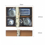 Jaapani stiilis lauan&otilde;ude komplekt Majapidamiskausid, s&ouml;&ouml;gipulgad, n&otilde;udekomplekt Keraamiliste riisikausside kinkekarbi komplekt B