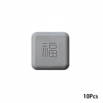 10 tk p&otilde;rkekindlad vaigistatud 3D silikoonist seinakleebised kokkup&otilde;rkevastased isekleepuvad kodutarvikud 4cm punane