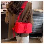 Kotid naistele r&ouml;stsai veekindel nailonist kontoridaam suure mahutavusega punane &uuml;hev&auml;rviline Crossbody vabaaja jaapani lihtne stiil