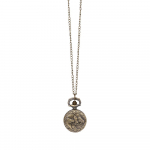 Vintage Steampunk Retro disainiga taskukell, kvartsist ripatsiga kaelakee kingitus