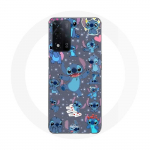 Coque Maniacase pour Oppo A93s 5G stitch lilo famille blanc