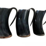 Must Viikingi Joogisarv Kruus - P&uuml;hvlisarvest Tankard, Ideaalne Pruudipoistele, Isadep&auml;evaks, S&uuml;nnip&auml;evaks ja Pulmadeks Keskaegne Joogin&otilde;u