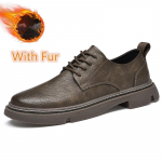 MoodFashion Classic Meeste Kleit Kingad Mugavad paelad Meeste Oxfordi kingad Kerged nahast Meeste Oxfordi kingad Pehmed Mugavad Jalatsid 38