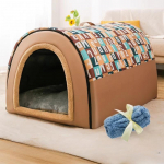 Koerte kennel suurte koerte talvel soojas hoidmiseks. Koerte kennelmaja talvel. Kuldse retriiveri lemmiklooma jaoks eemaldatav ja pestav. Sobib igaks aastaajaks. 2XL: 75 * 50 * 50CM