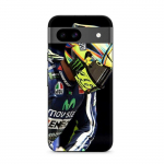 Coque - MANIACASE - Google Pixel 8a - Souple - Valentino Rossi - Noir