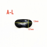 Dental Sectional Contoured Matrices Black Coated Matrix Matrix Bands Tofflemire S/M/L Stuck dental lab material 20 Pcs A L black