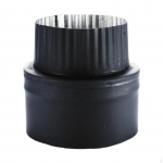 Stovepipe Adaptor Flue Adapter Joiner Chimney Connection 200mm to 153mm Heat Resistant Stainless