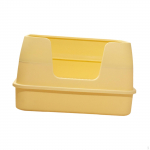 Foldable Cat Litter Box - Convenient and Spacious Toilet for Small to Medium Cats kollane