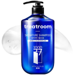 Treat Room Signature Large Capacity Deep Perfume Shampoo White Musk Fragrance, 1.077L, 1 unit blue