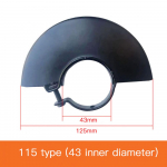 Kaitsekatte paksendatud must 100/115/125/150 t&uuml;&uuml;p universaalsed lisatarvikud t&ouml;&ouml;riistad lihvketta kaitsekate