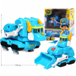 Uusimad ABS Min Deformation Gogo Dino tegevusfiguurid REX Transformation Auto Lennuk Mootorpaat Kraana Dinosaurused lastele