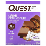 Quest Nutrition, Proteiinibatoon, Karamell-&scaron;okolaadit&uuml;kid, 4 batooni, 2,12 untsi (60 g) Iga