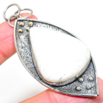 Scolecite Handmade 925 Sterling Silver Jewelry Pendant 3.03 w2u38
