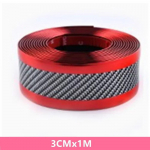 Autokleebised kriimustusvastased l&auml;vepakud, kummist ribad s&uuml;sinikkiust auto l&auml;ve kaitseraua kaitseraua kile teip Autotarvikud punane