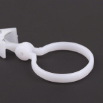 10 tk plastikust kardinapandla klamber Valge kardinalipsu pandlad kodutarbed one size