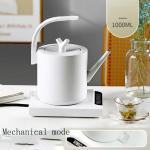 Elektriline veekeetja 1tk 1000ML 304 roostevabast terasest tee keetmine k&otilde;ik-&uuml;hes automaatne elektriline termostaat elektriline teekeetja valge