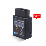 Bluetooth V1.5 Mini Elm327 OBD2 Skanner HH OBDII Auto Diagnostikaseade Koodilugeja 16 kontaktiga liidese adapter V2.1 Androidile