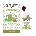 Caf&eacute; vert Cardamome - 18 sachets