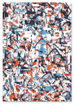 Plakat abstraktne terrazzo 21x29,7 cm A4