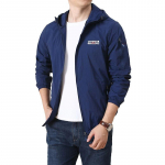 Meeste p&auml;ikesekaitseriided suvine &otilde;ue tuulejope, tugev t&otilde;mblukk, hingav, UV-kindlad, kiiresti kuivavad mantlid 5XL