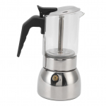 Klaasist Moka Pot roostevabast terasest kuumakindel kaasaskantav klassikaline Itaalia kohvimasin kodu ja L