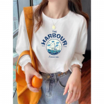 GMXIA Naiste vabaaja s&uuml;gistalvised pikkade varrukatega O-kaelusega pluusid ja s&auml;rgid S