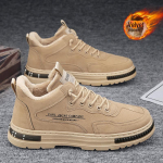 Meeste talvised soojustatud libisemiskindlad t&ouml;&ouml;saapad, soojad keskmise k&otilde;rgusega, kulumiskindlad ehitusplatsidele Size 41 khaki