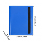 Loov mitmetaskuline kaardikogumise kaust suure mahutavusega kaardieksponeerimise album kaust sobib m&auml;ngukaartidele, jalgpallikaartidele 4 Compartments-160 Card Books must