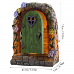 P&auml;ikeseenergia Haldjamaja Aiaminiatuurid Treppidega Avatav Uks Valgustatud Maja Tarvikud Seinale, Puule, Kodu V&auml;litingimustesse