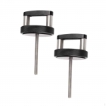 2x Hard Top D Ring Mounting Knobs Easy to Install Premium with Rings Removal Fastener for Wrangler