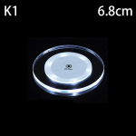 Led akr&uuml;&uuml;list baarikokteili alusmatid &Uuml;li&otilde;hukesed Led-alused baarilaua kaunistustarvikud