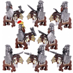 Uued MOC LOTR S&otilde;dur K&auml;&auml;bus Armee Figuurid Soomus Kaardiv&auml;elane S&otilde;dalane Keskaegsed R&uuml;&uuml;tlid Ehitusklotsid Klotsid m&auml;nguasjad kingitused