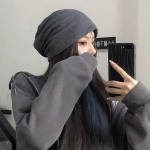 Praetud T&auml;navam&uuml;ts Laste S&uuml;gis-Talvine Mitmek&uuml;lgne Kootud Baotou M&uuml;ts Fliisist Paari Baotou K&uuml;lmam&uuml;ts M(56-58cm)