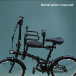 Jalgratta eesmine lapseiste kiirkinnitusega m&auml;giratas kokkupandav jalgratas naiste jalgratas lapseiste koos kaitsepiirdega must