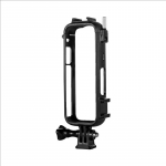 Insta360 X4 Metallist Kaitseraam koos Kinnitusklamberiga P&otilde;rutuskindel Korpus Tegevuskaamera Tarvikute jaoks for Insta360 X4 sinine