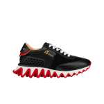(w) Christian Louboutin Loubishark vasikanahast ja sametnahast tossud Must EU 35.5W