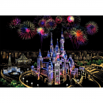 Scratch Painting Kits for Adult City Night View Scratch Art Painting Rainbow Sketch Pad DIY Art Craft Maastikumaalid 3