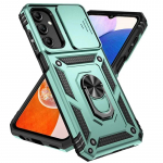 Libistatava kaameraklaasiga Grade Armor telefonikate Samsung Galaxy A73 A72 A56 A54 A36 A16 A15 A25 A35 A55 5G jaoks, hoidiku ja s&otilde;rmuse-stendiga For Samsung A36 5G