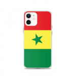 Coque iPhone - Drapeau du S&eacute;n&eacute;gal - iPhone 12 - Silikoonist supp - Disain fin et l&eacute;ger - Maksimaalne kaitse
