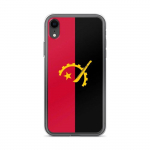 Coque pour iPhone - Drapeau de l'Angola - iPhone XR - Silikoonist supp - Design fin et l&eacute;ger